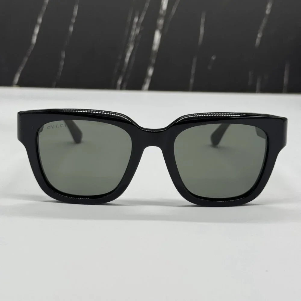 NEW GG1670SK 001 GUCCI SUNGLASSES BLACK HAVANA GREY UNISEX EYEWEAR GUCCI